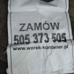 Worek na gruz wywóz gruzu w w w . Worek-kontener . Pl