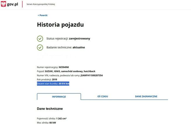 Suzuki Ignis Benzyna Zarejestrowany Ubezpieczony Elbląg - zdjęcie 5