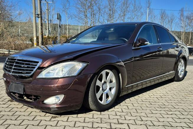 Mercedes S 350 3.5 272KM Biała skóra brązowy metalik Świętoszówka - zdjęcie 2