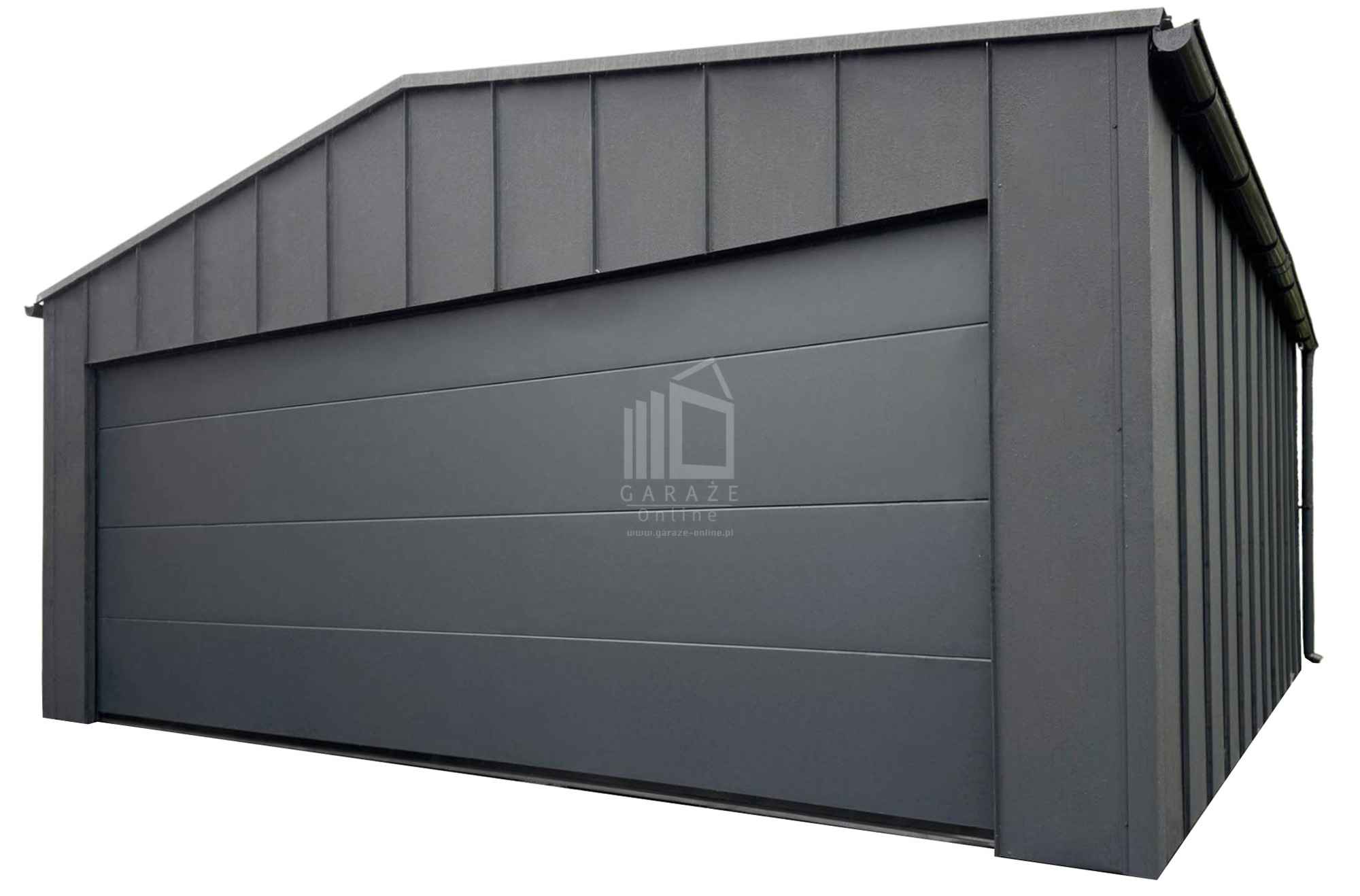 Garaż blaszany Premium 6x5,8 Brama drzwi 2x okno rynny dach ID1015 Ruda Śląska - zdjęcie 1