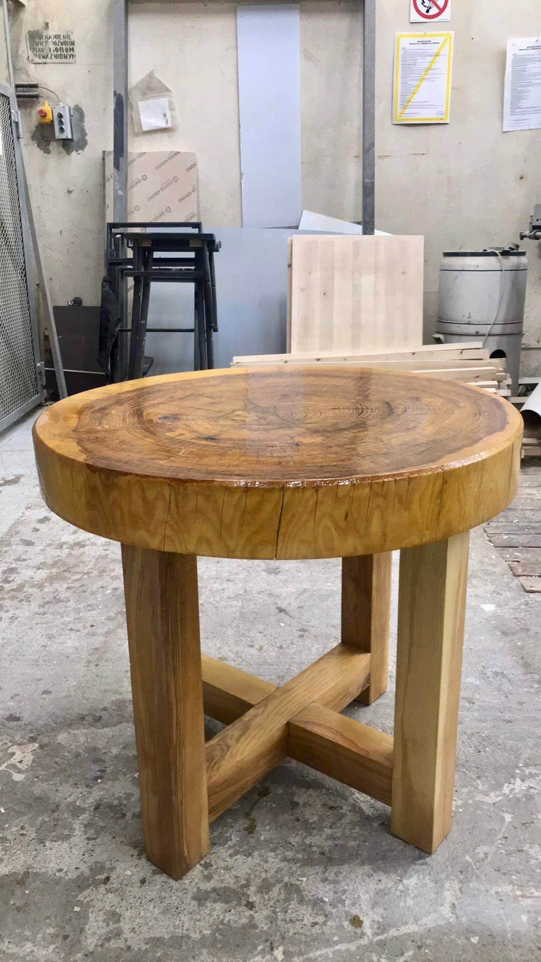 Drewniany stół jesion Bemowo - zdjęcie 1