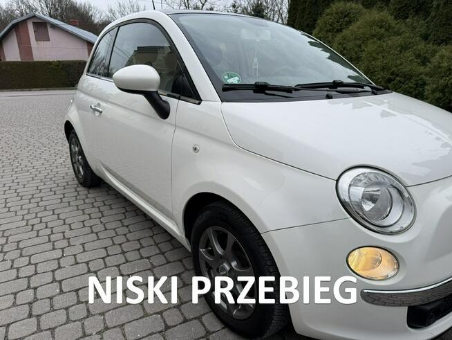 Fiat 500 Bardzo dobry stan, Niski przebieg, Alufelgi, Klima. Chlewice - zdjęcie 1
