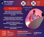 Proszę o pomoc  Twoje 1,5% pomoże mi w dalszej rehabilitacji!