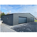 Garaż blaszany 14x8 - Brama segmentowa 2.20