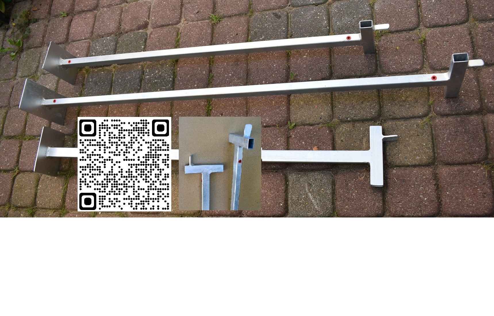 Stożek aluminiowy do odbiornika niwelatora laserowego i ŁATA do lasera Wilda - zdjęcie 3