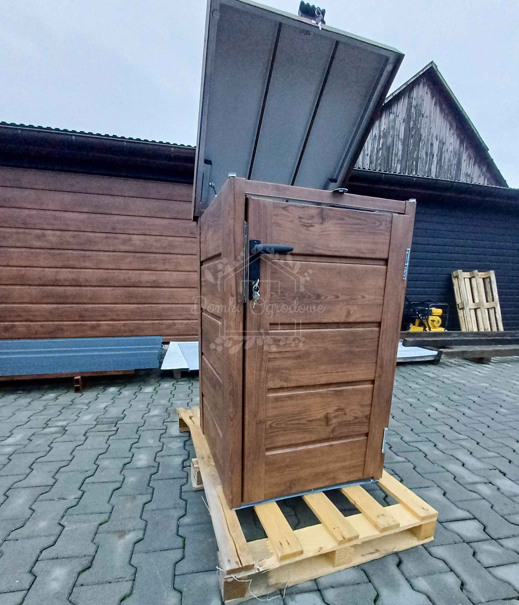 Zabudowa kosza na śmieci  obudowa kubła 80x70x120 cm 1x240L ID865 Nowy Tomyśl - zdjęcie 5