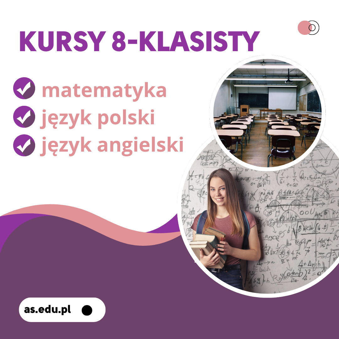 Kurs przygotowujący do egzaminu ósmoklasisty- JUŻ OD PAŹDZIERNIKA! Suwałki - zdjęcie 1