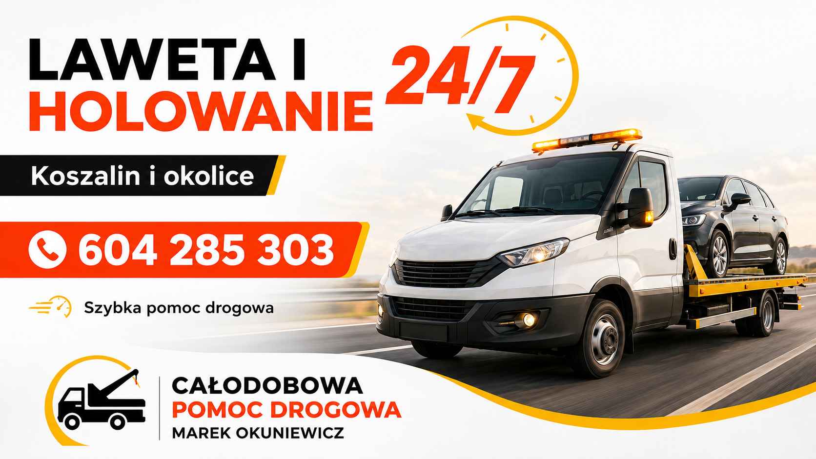 Pomoc drogowa 24h Koszalin – z doświadczeniem Kretomino - zdjęcie 1