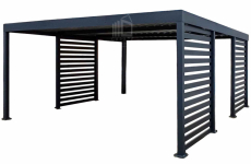 Carport PREMIUM - Wiata samochodowa 5x5 dodatkowa zabudowa ID1157