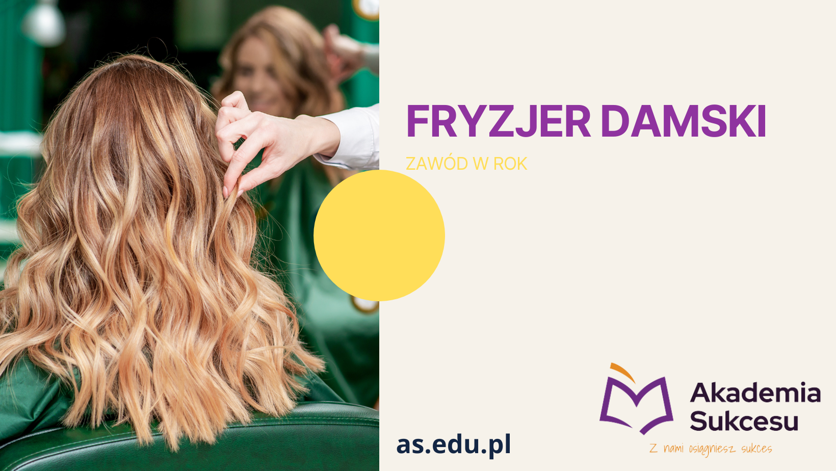 FRYZJER DAMSKI - KURS ROCZNY! Suwałki - zdjęcie 1