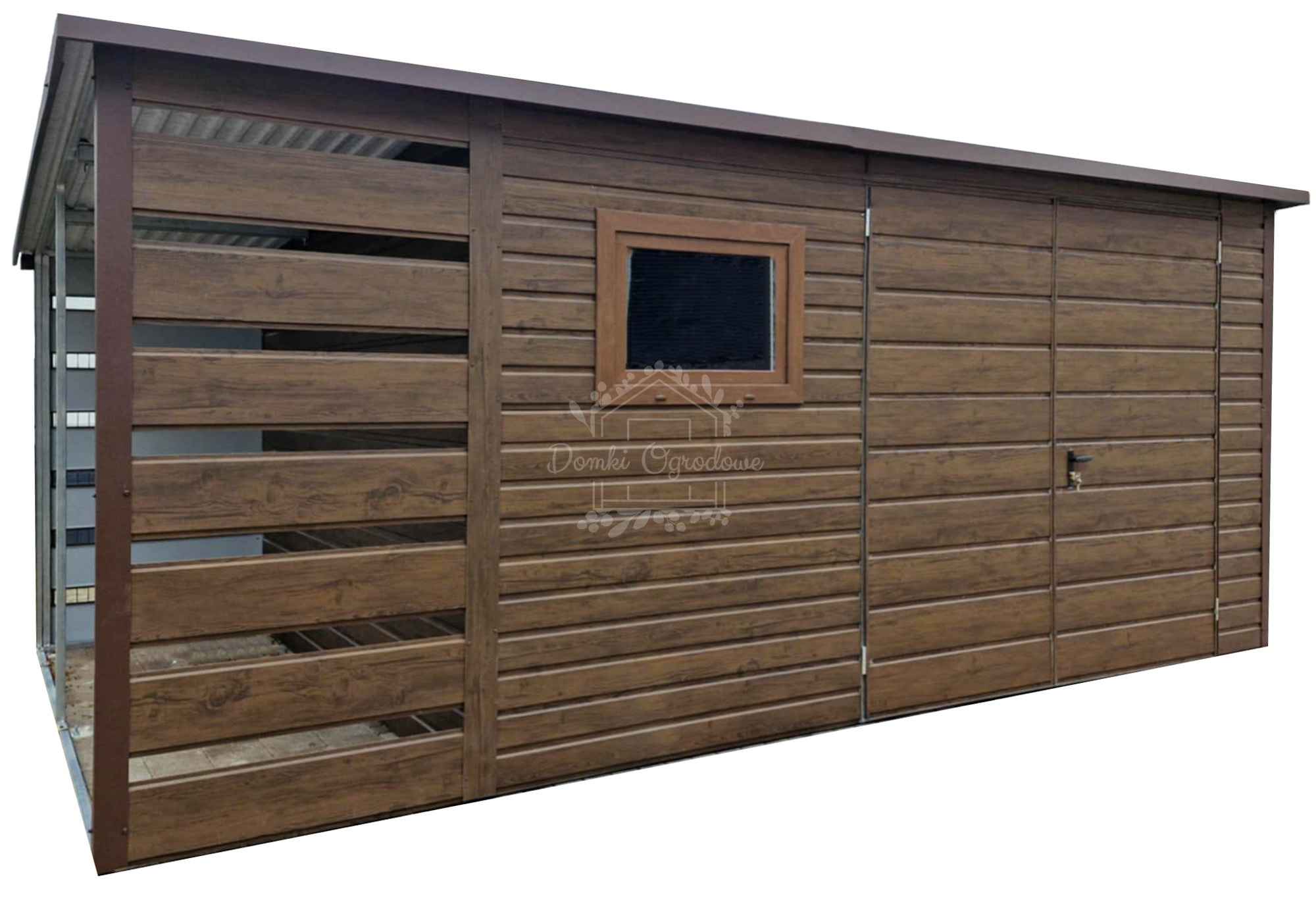 Schowek  domek ogrodowy wiata 1x3m - 4x3m  okno  drewnopodobny  ID841 Morąg - zdjęcie 1