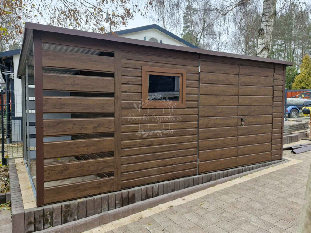 Schowek  domek ogrodowy wiata 1x3m - 4x3m  okno  drewnopodobny  ID841 Morąg - zdjęcie 2