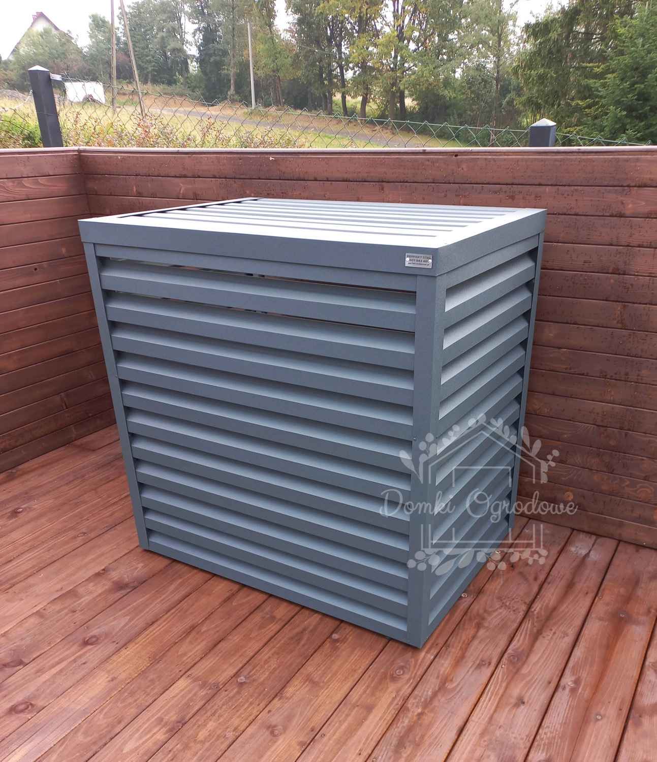 Osłona klimatyzatora - pompy ciepła 90x50x130 cm antracyt ID462 Kłodzko - zdjęcie 7