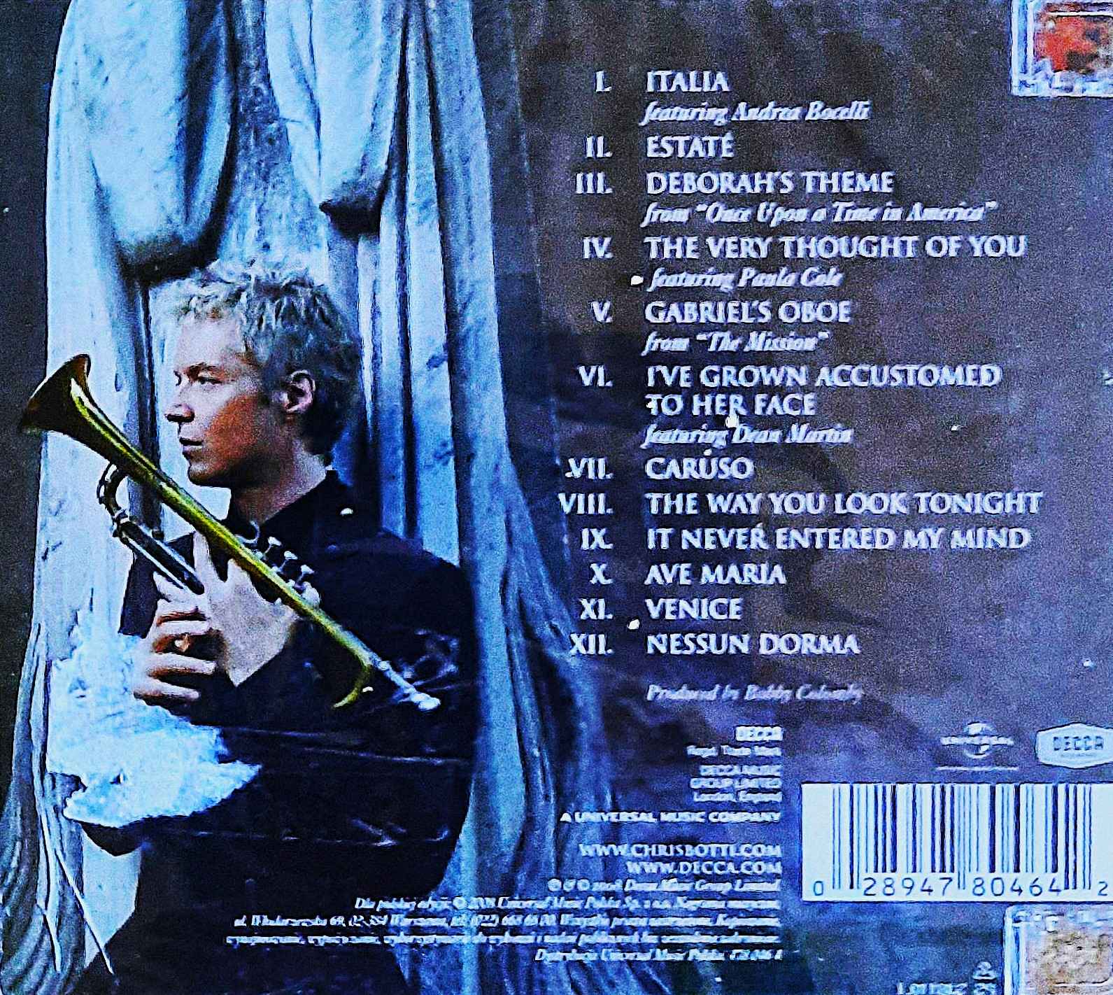 Sprzedam Wspaniały Album CD Chris Botti Italia Bielany - zdjęcie 2