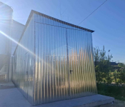 Garaż blaszany 3x12m brama dwuskrzydłowa drzwi okno ocynk dach TS1179 Biała Podlaska - zdjęcie 5