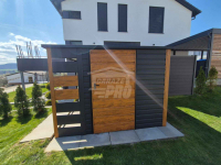 Schowek Domek Ogrodowy 2x2m + wiata 0,6m drzwi  okno dach  GP606 Ruda Śląska - zdjęcie 2