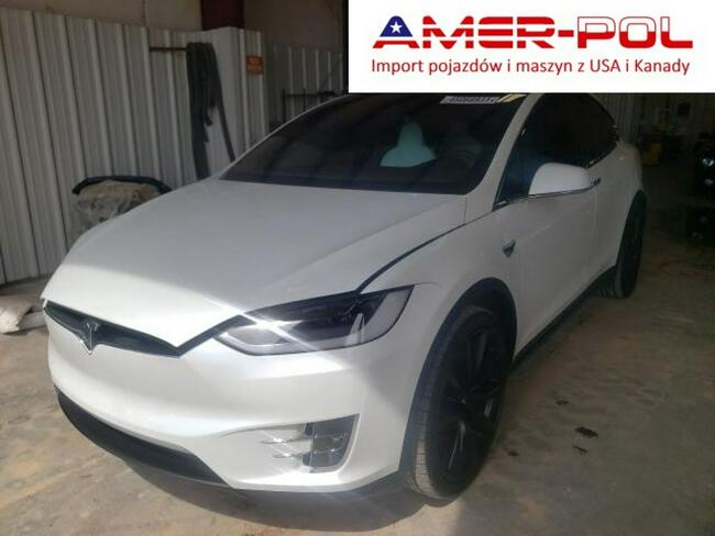Tesla Model X 2019, po gradobiciu Warszawa - zdjęcie 1