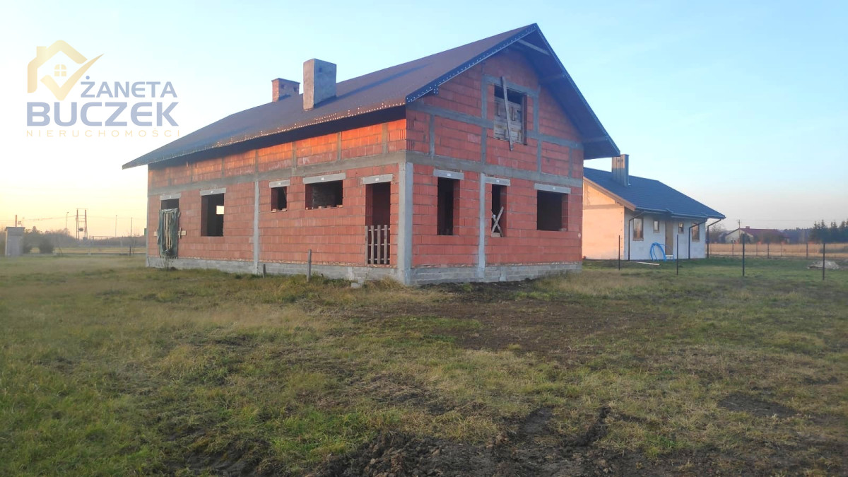 Sprzedam dom w stanie surowym w Młodzieszynie Młodzieszyn - zdjęcie 1