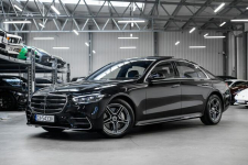 Mercedes S 450 Long 381 KM. Executive, telewizja, masaże, skrętna oś.