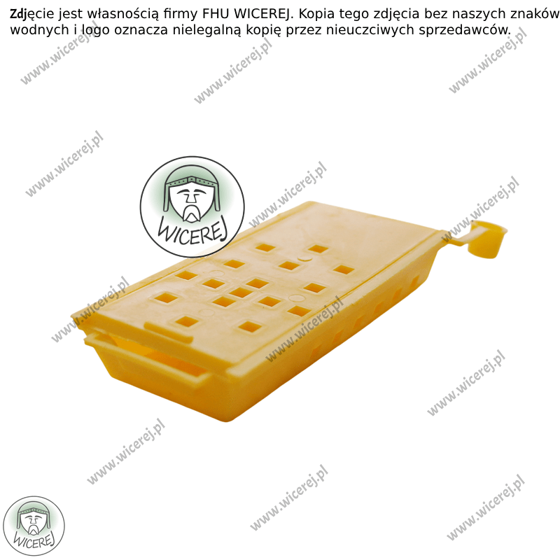 Klateczka na matkę pszczelą transportowa z korkiem Jaśliska - zdjęcie 1