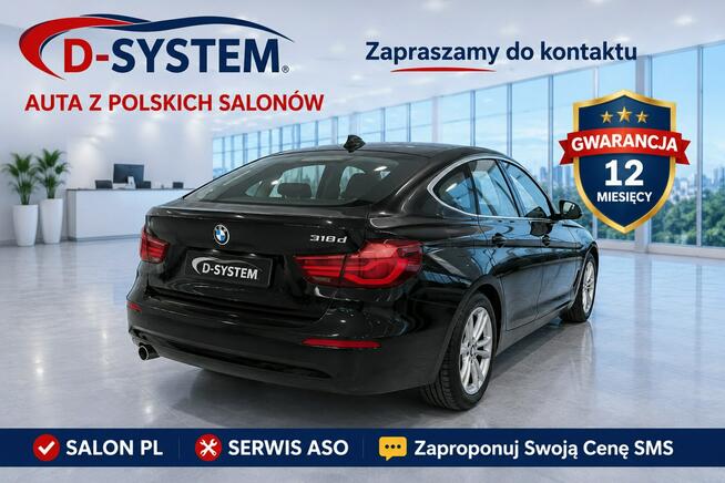 BMW 3GT 318d GT GRAN TURISMO  F.vat Salon Polska Gwarancja Białystok - zdjęcie 3