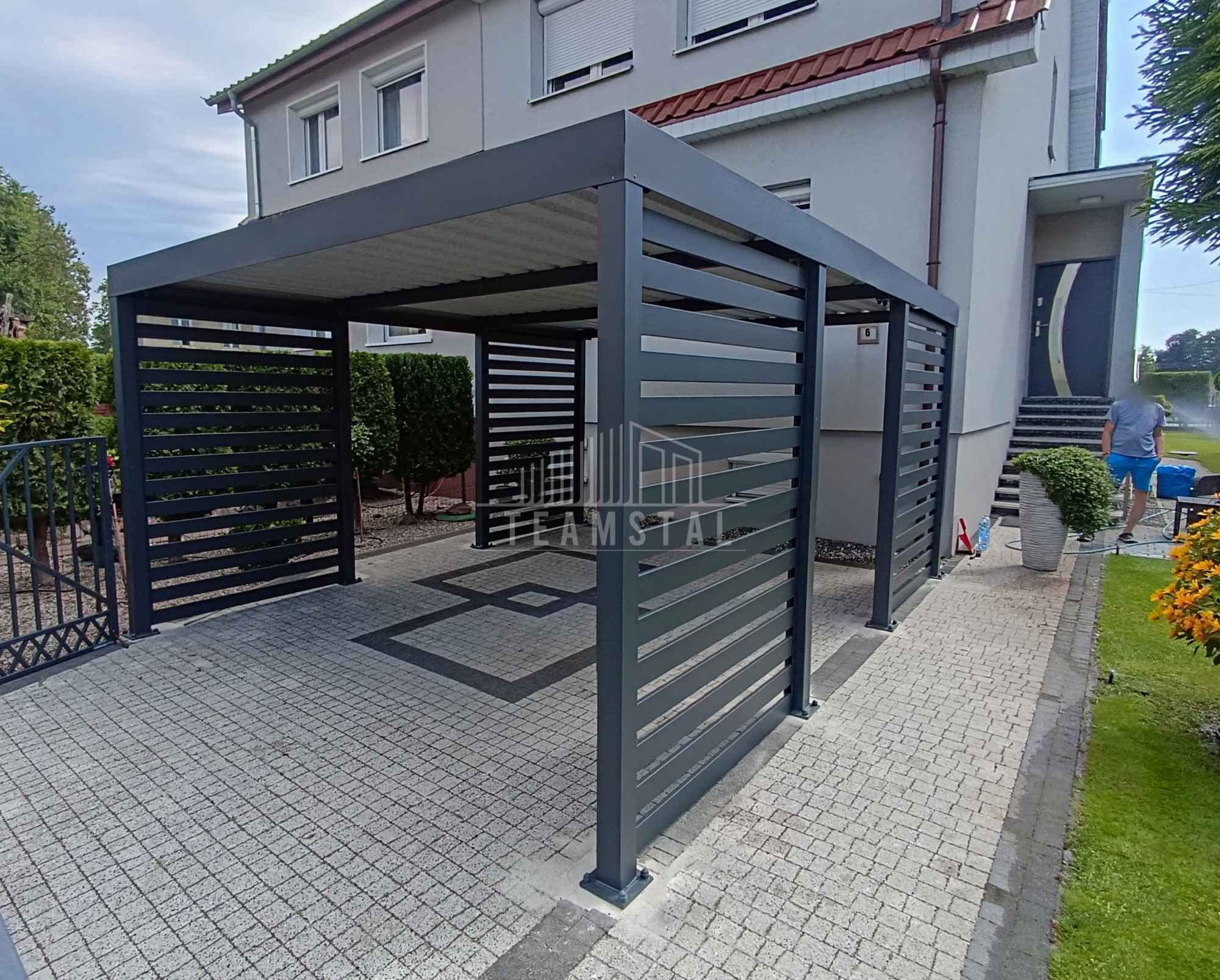 CarPort PREMIUM - wiata samochodowa 4x5 dodatkowa zabudowa TS1111 Rybnik - zdjęcie 2