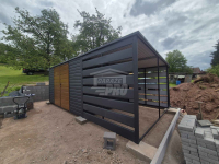 Schowek - Domek Ogrodowy 4x3m + wiata 2m - Brama okno dach rynna GP616 Gdańsk - zdjęcie 3