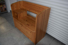 szafka na buty z siedziskiem z drewna dębowego Olsztyn - zdjęcie 3