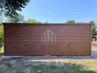 Garaż blaszany 6x5 - 2x brama uchylna - drzwi - dach spad w tył SO128 Inowrocław - zdjęcie 4