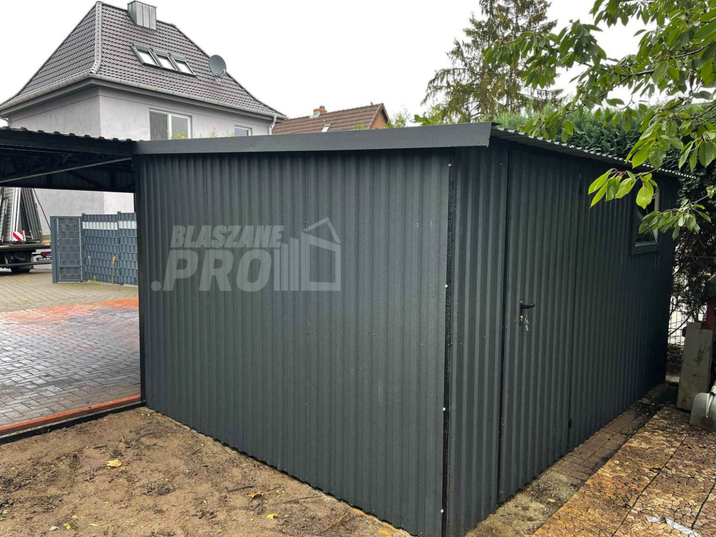 Wiata samochodowa 6x5 + pomieszczenie gospodarcze GP168 Gdańsk - zdjęcie 2