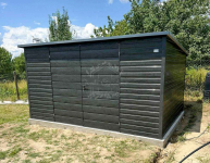 Schowek - domek ogrodowy 4x3mbrama dwuskrzydłowa  drewnopodobny ID1056 Legnica - zdjęcie 3