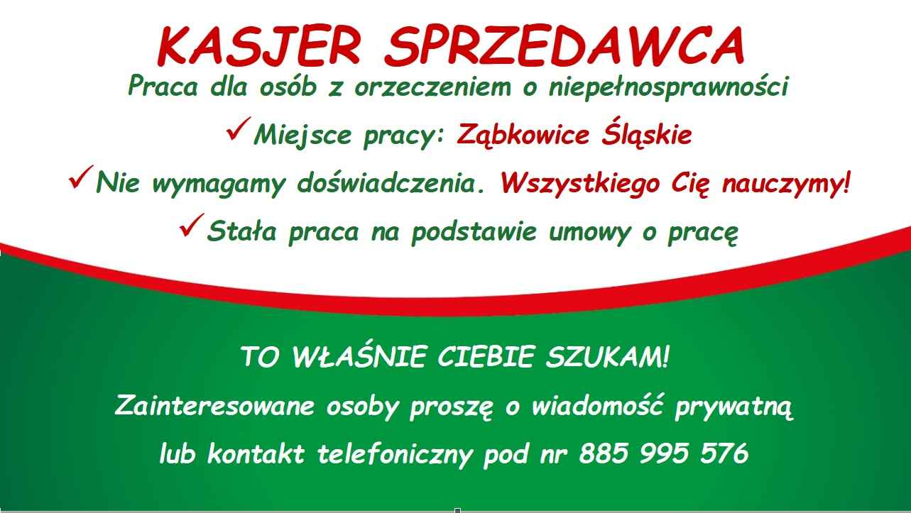 Kasjer Sprzedawca z Orzeczeniem Dino Polska S.A. Ząbkowice Śląskie Ząbkowice Śląskie - zdjęcie 1