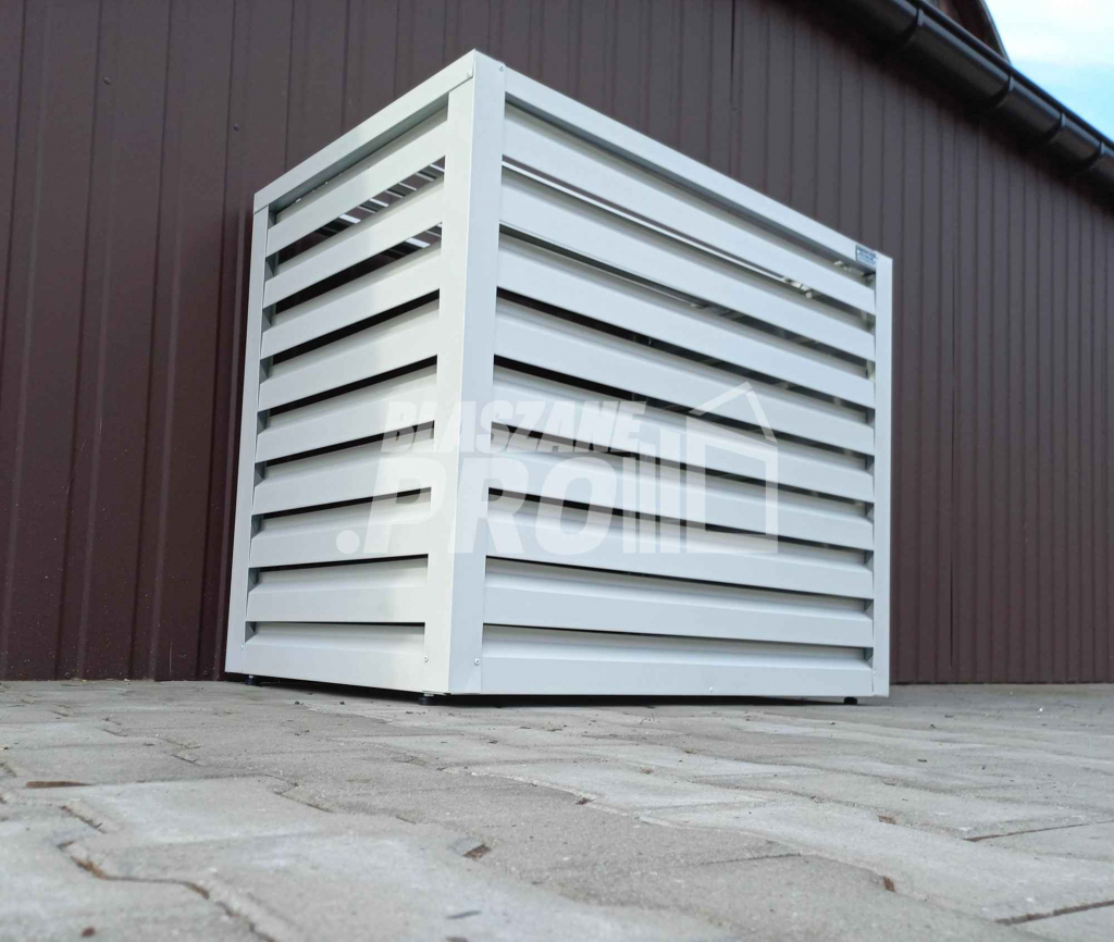 Osłona klimatyzatora - pompy ciepła 90x50x110 cm biały GP301 Olsztyn - zdjęcie 3
