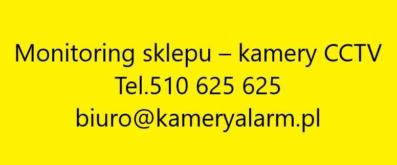 Monitoring sklepu – kamery CCTV w Łodzi. Kamery do sklepu Widzew - zdjęcie 1