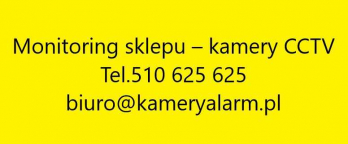 Monitoring sklepu – kamery CCTV w Łodzi. Kamery do sklepu