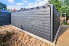Garaż Blaszany 6x6m - 2x Brama uchylna - drzwi - 2x okno - rynny GP421 Gdynia - zdjęcie 5