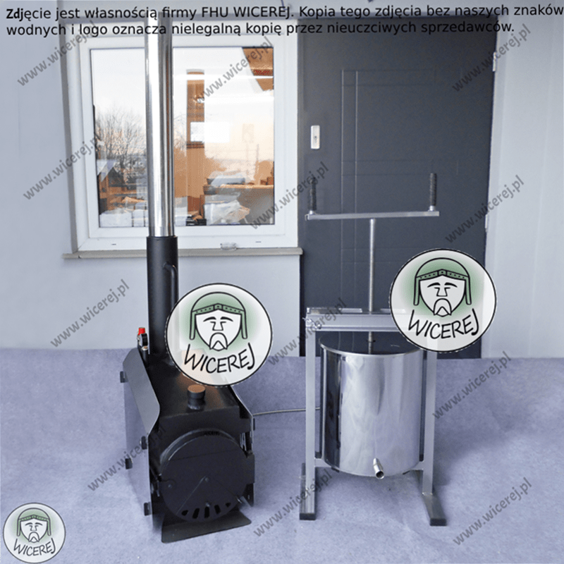 Topiarka z Prasą do Wosku 29L z Generatorem Pary Opalanym drewnem Jaśliska - zdjęcie 2