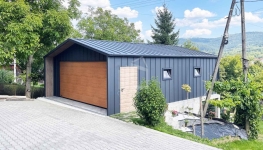 Garaż blaszany 6x8 m brama drzwi 4x okno dach rynny ID1297 Rawa Mazowiecka - zdjęcie 4
