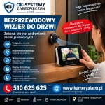 Bezprzewodowy wizjer do drzwi Łódź, kameryalarm.pl