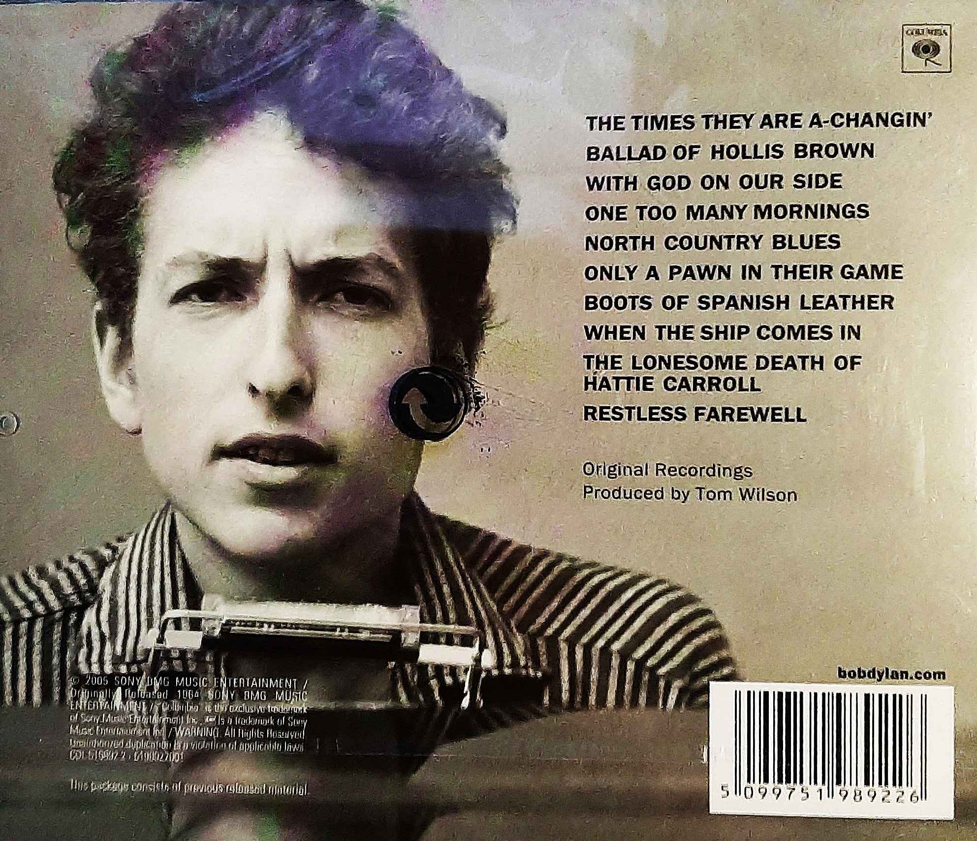 Polecam Album CD Bob Dylan The Times They Are A- Changin CD Mokotów - zdjęcie 2