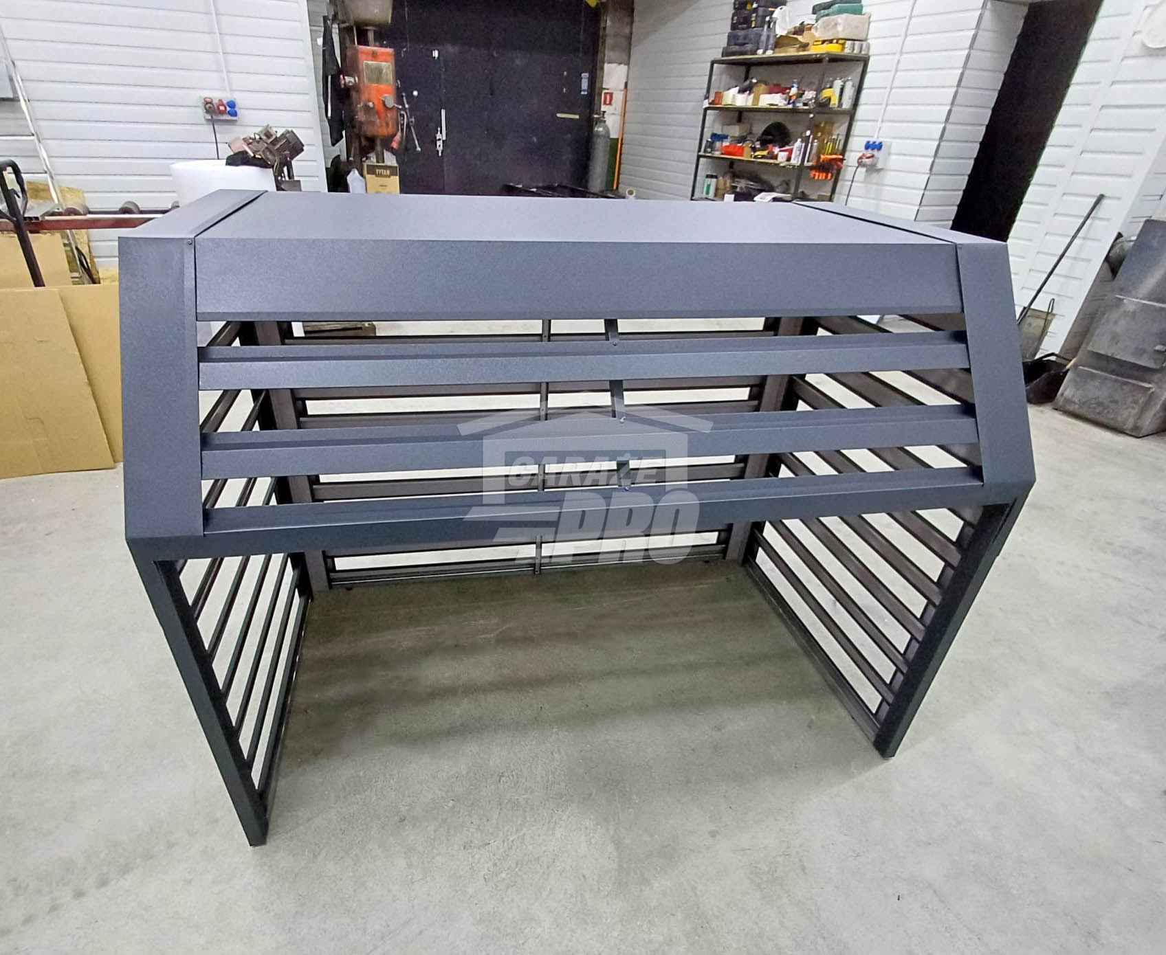 Osłona Pompy Ciepła 120x70x140cm Antracyt Zabudowa GP538 Rzeszów - zdjęcie 5