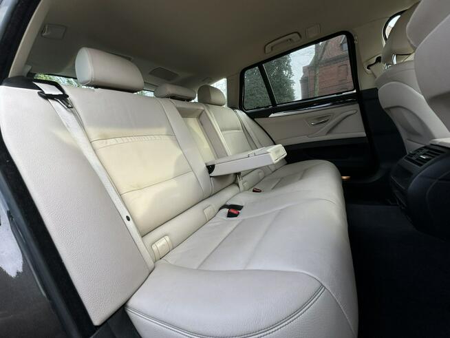 LCI F11 520d LIFT 2.0d 184KM Automat Navi iDrive Pdc Led Jasne wnętrze Wijewo - zdjęcie 10