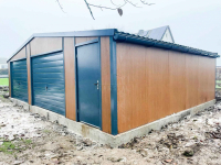 Garaż Ocieplany Płyta 9x6 2x Brama 2x okno Rynny Blachodach TS1238 Katowice - zdjęcie 11