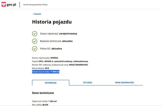 Opel Mokka Benzyna Zarejestrowany Ubezpieczony Elbląg - zdjęcie 2