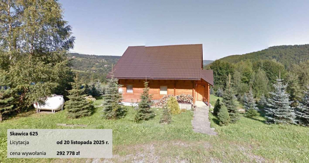 Dom w górach, Beskidy, licytacja Skawica - zdjęcie 3