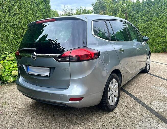 Opel Zafira Tourer Cosmo 2.0CDTI 130KM 7Osbowa Panorama 2XPDC Oplacona Wrocław - zdjęcie 5
