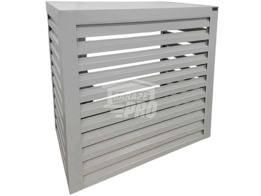 Osłona klimatyzatora – pompy ciepła 120x40x140 cm biały GP708 Hajnówka - zdjęcie 1