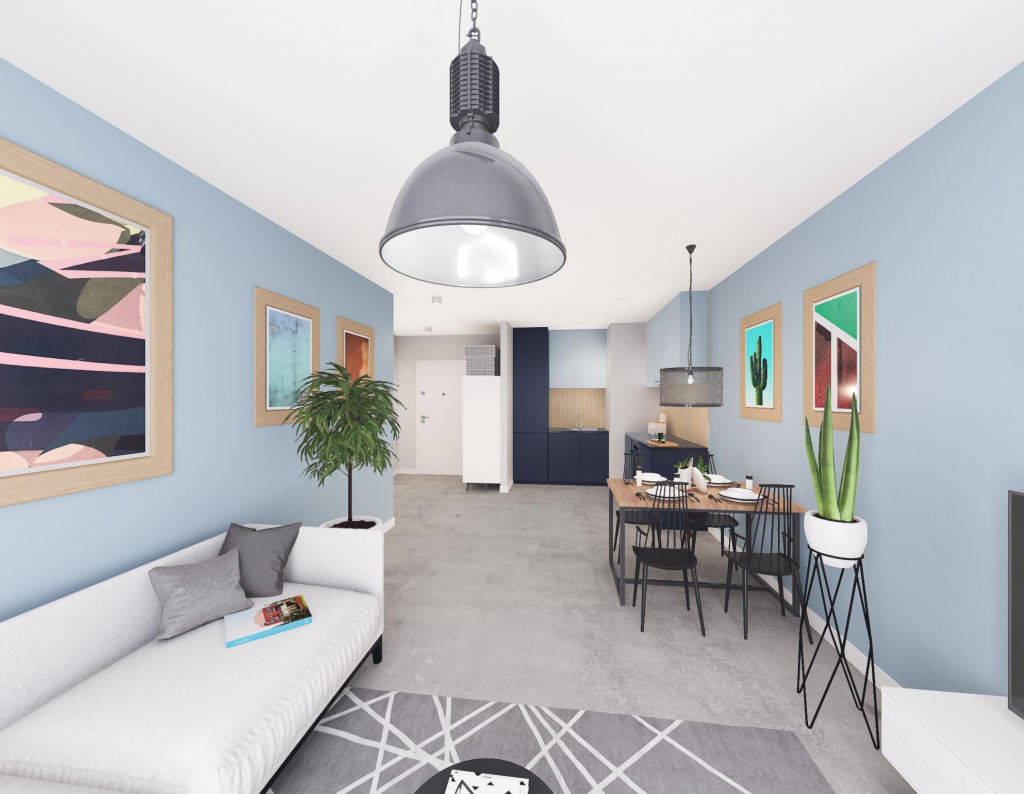 GOTOWE/Mieszkanie 3pok, 64,55m2 z balkonem /Wrocław Szczepin Wrocław - zdjęcie 5