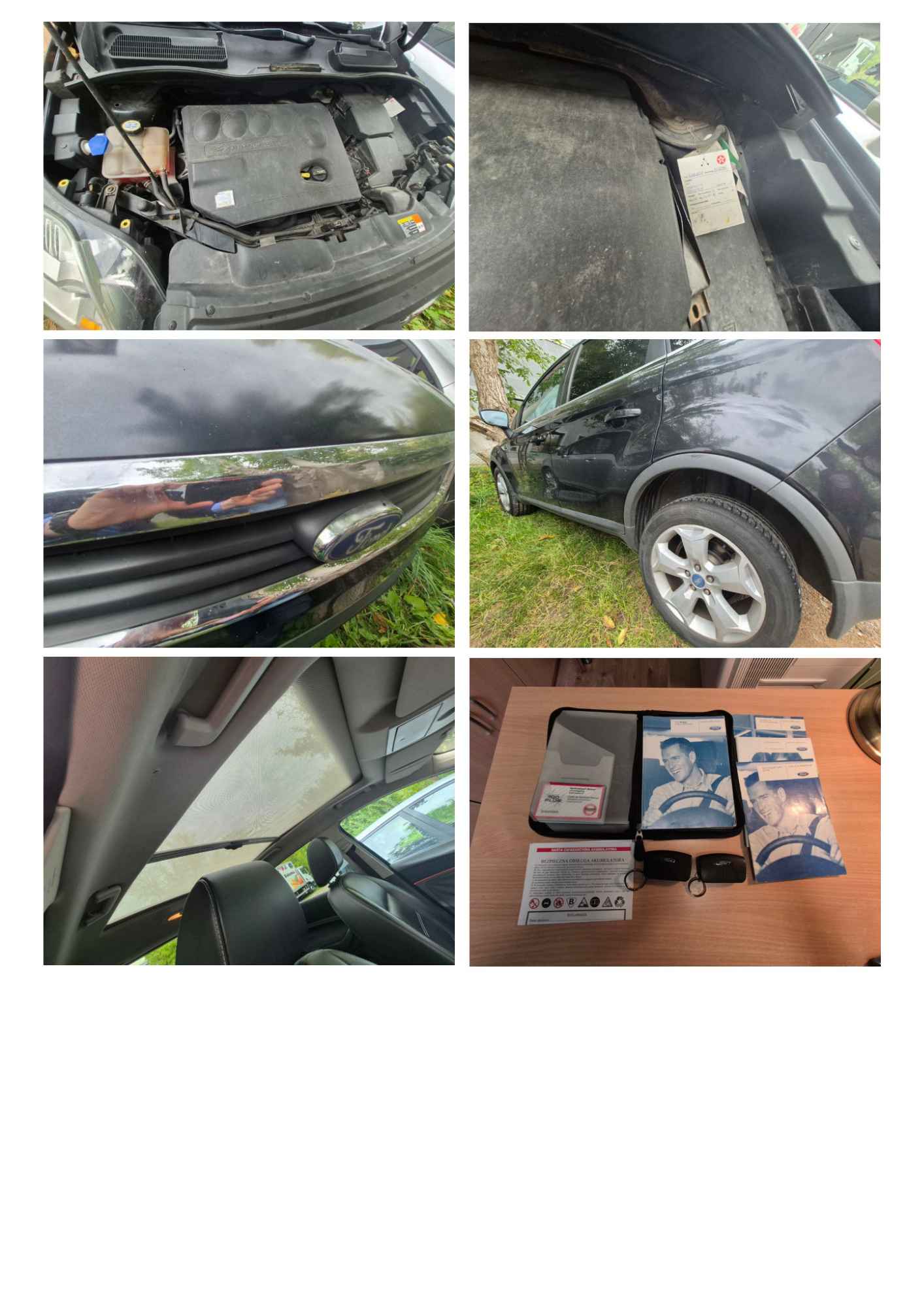 Syndyk sprzeda Ford Kuga TDCi rok 2008 Pisz - zdjęcie 7