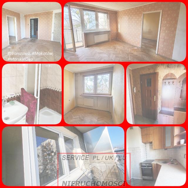 Dobre mieszkanie do remontu Przy Morskim Oku Mokotów - zdjęcie 1
